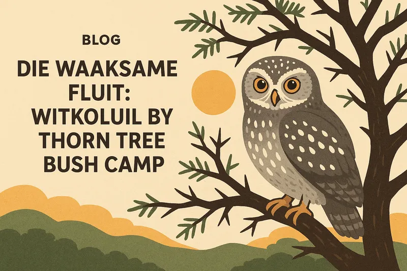 Ontmoet die Witkoluil en bosapies van Thorn Tree Bush Camp—klein nagbewakers wat regdeur die jaar deel is van Dinokeng se betowering.