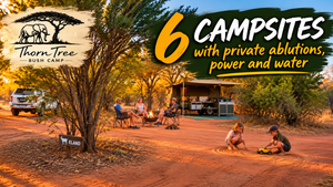 Campsites with Private Ablutions  (6 people per site)