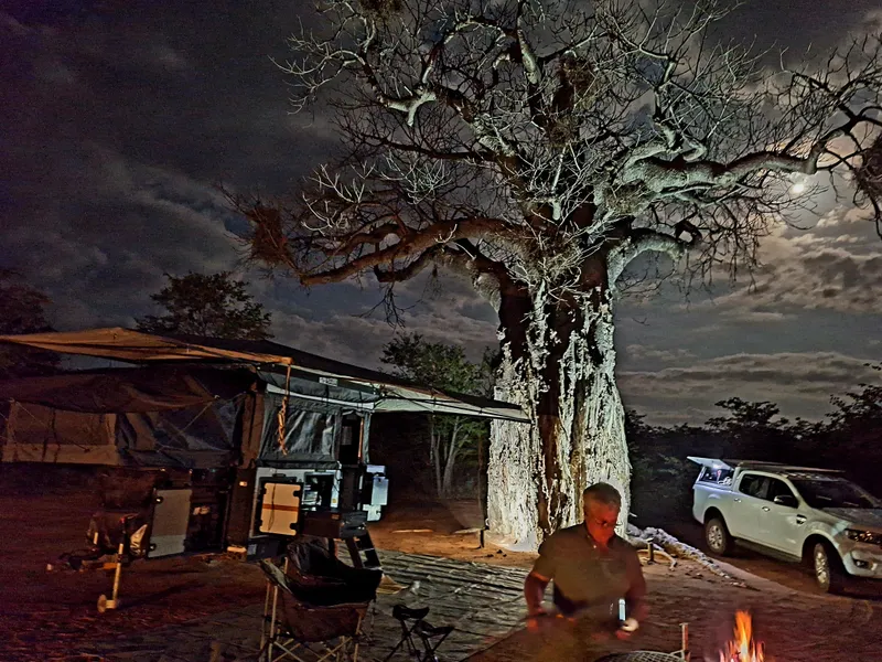 Whispers Beneath the Baobab: A wild night at Mapesu Wilderness Camping where nature spoke, and the untamed bush claimed our restless souls.