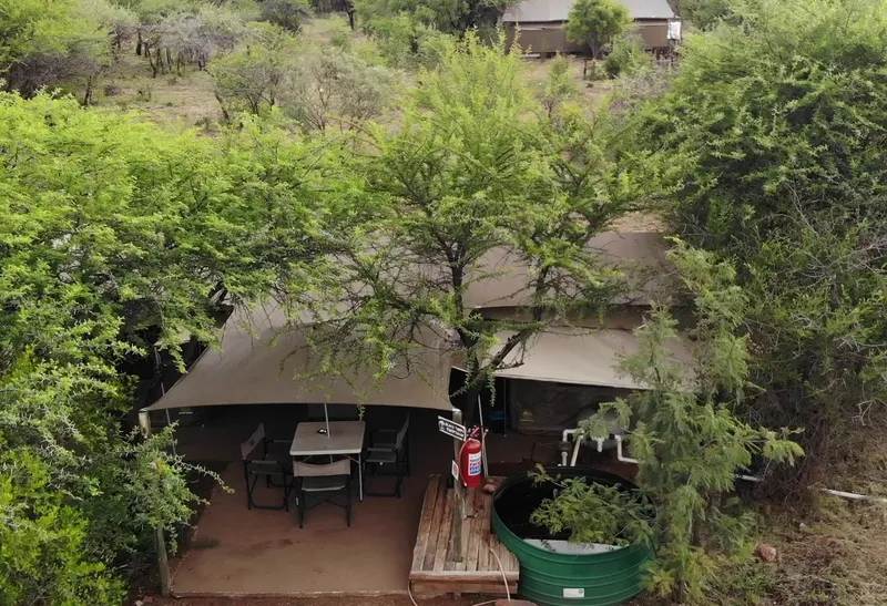 Escape to Black Thorn Tented Camp — where the wild whispers through the bush and stories rise with the crackle of the fire.