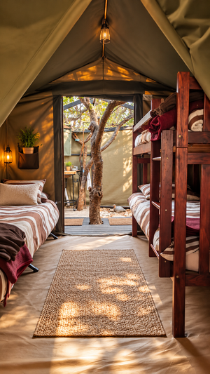 Umbrella Thorn – Family Safari Tent | Sleeps 2 Adults + 3 Children